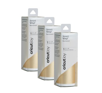 Foto 1 | Foto 1 | Vinilo Cricut Joy Smart Permanent Shimmer Gold, Paquete De 3 Unidades, 1,2 M - Venta Internacional.