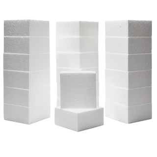 Foto 1 | Foto 1 | Bloques De Espuma Juvale, De Poliestireno Blanco, Para Manualidades, 10 X 10 X 5 Cm, 20 Unidades - Venta Internacional.
