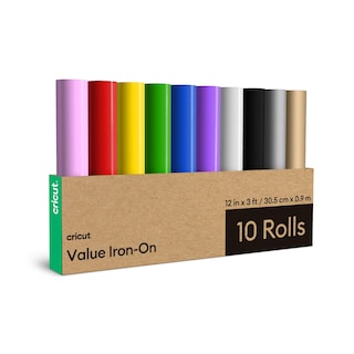 Foto 1 | Foto 1 | Vinilo Termoadhesivo Cricut Value Iron-on Rainbow, 10 Rollos - Venta Internacional.