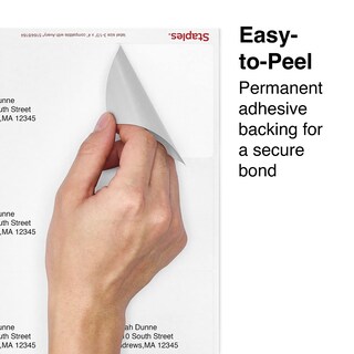 Foto 5 | Foto 5 | Etiquetas De Envío Staples, Blancas, 4 X 8 Cm, 1500 Etiquetas, 250 Hojas - Venta Internacional.