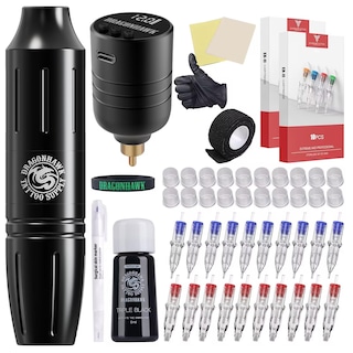 Foto 1 | Foto 1 | Kit De Máquina De Tatuaje Dragonhawk W085d Inalámbrico Con Batería - Venta Internacional.