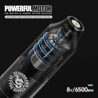 Foto 3 | Foto 3 | Kit De Máquina De Tatuaje Dragonhawk W085d Inalámbrico Con Batería - Venta Internacional.