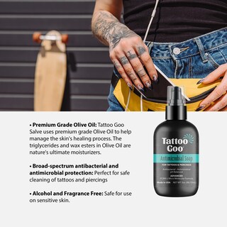 Foto 3 | Foto 3 | Loción De Jabón Y Bálsamo Antimicrobiano Tattoo Goo, Kit De Cuidado Posterior, 3 Unidades - Venta Internacional.