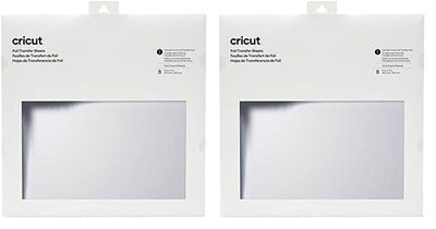 Foto 1 | Foto 1 | Transfer Sheets Cricut 2008707, Lámina Plateada, Paquete De 8 Hojas, 2 Unidades - Venta Internacional.