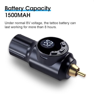 Foto 2 | Foto 2 | Fuente De Alimentación Para Tatuajes Genérica Tattoo Wireless Mini 1500mah - Venta Internacional.