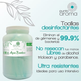 Foto 2 | Foto 2 | Toallas Humedas Antibacteriales para Limpiar Punto Aroma color Blanco con 100 Piezas