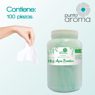 Foto 3 | Foto 3 | Toallas Humedas Antibacteriales para Limpiar Punto Aroma color Blanco con 100 Piezas