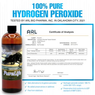 Foto 3 | Foto 3 | Peróxido De Hidrógeno Purelife 12% De Calidad Alimentaria 500 Ml - Venta Internacional.