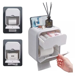 Foto 5 | Foto 5 | Dispensador de Papel Higiénico con Soporte Cajon