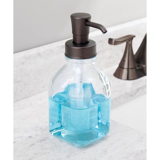 Foto 3 | Foto 3 | Dispensador De Jabón Líquido Mdesign Vidrio Cuadrado 400 Ml Paquete De 2 - Venta Internacional.