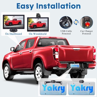 Foto 2 | Foto 2 | Cámara De Respaldo Yakry Y16 De 7 Pulgadas Hd 1080p Touch Para Automóviles - Venta Internacional.