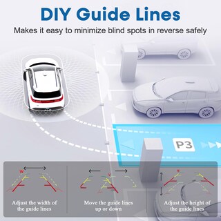 Foto 4 | Foto 4 | Cámara De Respaldo Yakry Y16 De 7 Pulgadas Hd 1080p Touch Para Automóviles - Venta Internacional.