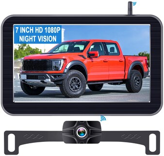 Foto 1 | Foto 1 | Cámara De Respaldo Inalámbrica Leekooluu Hd 1080p De 7 Pulgadas Para Camión - Venta Internacional.