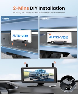 Foto 2 | Foto 2 | Cámara De Respaldo Inalámbrica Auto-vox 7.2 Dvr Portátil Solar Hd 1080p - Venta Internacional.