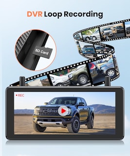 Foto 7 | Foto 7 | Cámara De Respaldo Inalámbrica Auto-vox 7.2 Dvr Portátil Solar Hd 1080p - Venta Internacional.