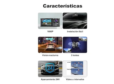 Foto 3 | Foto 3 | Cámara De Tablero Hd De 1080p Cámara De Coche Pantalla De 2