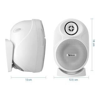 Foto 2 | Foto 2 | Juego de 2 Bocinas de 2 Vías 200 W Pmpo Steren Spk-860bl Blanco