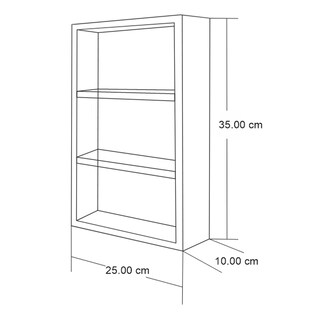 Foto 3 | Foto 3 | Botiquín Repisa MDF Pared Primeros Auxilios Lila 35 cm