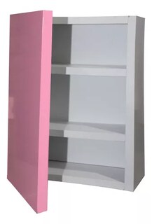 Foto 1 | Foto 1 | Botiquín Repisa MDF Pared Primeros Auxilios Rosa 35 cm