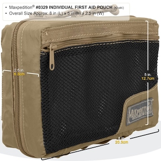 Foto 3 | Foto 3 | Bolsa De Primeros Auxilios Maxpedition Individual, Ligera, Caqui - Venta Internacional.