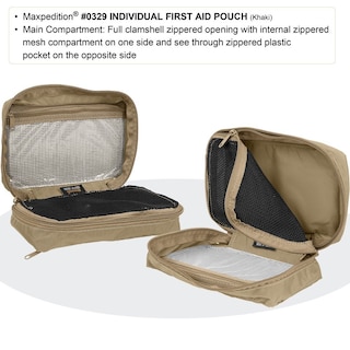 Foto 6 | Foto 6 | Bolsa De Primeros Auxilios Maxpedition Individual, Ligera, Caqui - Venta Internacional.