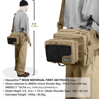 Foto 7 | Foto 7 | Bolsa De Primeros Auxilios Maxpedition Individual, Ligera, Caqui - Venta Internacional.