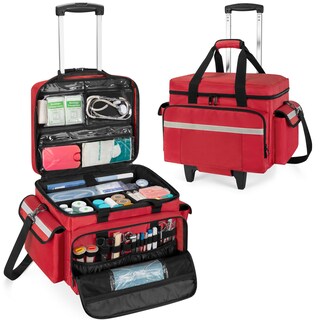 Foto 1 | Foto 1 | Bolsa Médica Trunab Con Ruedas Con Carrito Desmontable  Color Rojo - Venta Internacional.