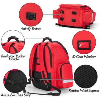 Foto 2 | Foto 2 | Bolsa De Emergencia Trunab First Responder Bag Roja - Venta Internacional.