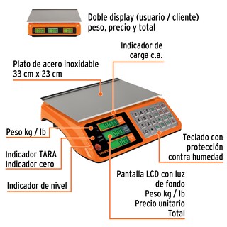 Foto 2 | Foto 2 | Báscula Electrónica Multifunciones Truper Multicolor