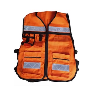 Foto 1 | Foto 1 | Chaleco Brigadista Eo Safe Imports Esi-6711 Reflejante Seguridad Industrial Naranja
