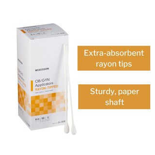 Foto 3 | Foto 3 | Aplicadores De Obstetricia Y Ginecología Mckesson Con Punta De Rayón, 8 Cm, 500 Unidades - Venta Internacional.