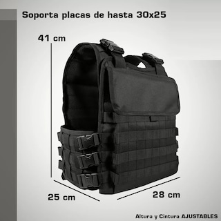Foto 2 | Foto 2 | Chaleco Porta Placa Unitalla Eo Safe Imports Esi-17525 Negro