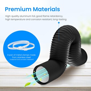 Foto 5 | Foto 5 | Conducto De Aire Simple De Lujo De Pvc Flexible De 30 Cm X 7,6 M Con Abrazaderas - Venta Internacional.