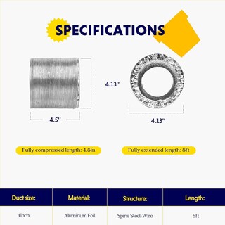 Foto 7 | Foto 7 | Lámina De Aluminio Dutting Simple Deluxe De 10 Cm Y 2,4 M Con Abrazaderas, Color Plateado - Venta Internacional.