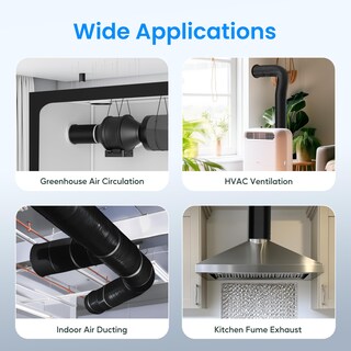 Foto 7 | Foto 7 | Conducto De Aire Simple Deluxe De 30 Cm Y 2,4 M De Pvc Flexible Con Abrazaderas - Venta Internacional.