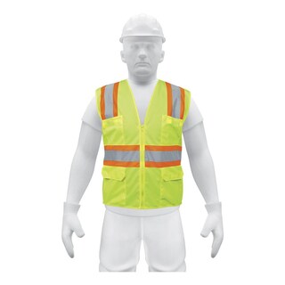 Foto 1 | Foto 1 | Chaleco Seguridad 2'' Color Verde Doble Cinta 6 Bolsas Truper