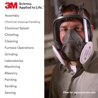 Foto 7 | Foto 7 | Respirator 3m 6800 Máscara Completa De Silicona Lente Grande Niosh - Venta Internacional.