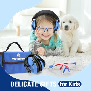 Foto 7 | Foto 7 | Auriculares Con Cancelación De Ruido Y Set De Seguridad Para Niños Workpro - Venta Internacional.