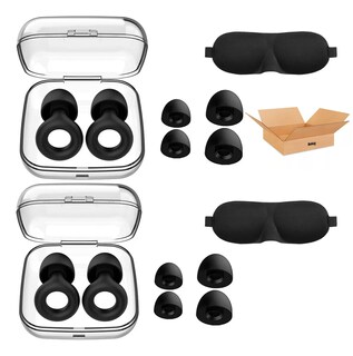Foto 1 | Foto 1 | 4 Tapones Dormir Para Oídos Con Reducción De Ruido Con 8 Tapones Negro