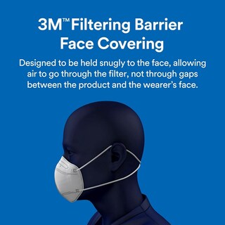 Foto 5 | Foto 5 | Protector Facial 3m Filtering Barrier, Suave Y Transpirable, Paquete De 20 - Venta Internacional.