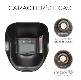 Foto 4 | Foto 4 | Careta de Soldar Automática Profesional 2 color Negro con Azul