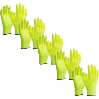 Foto 2 | Foto 2 | Guante de Trabajo Sintéticos Ventdepot Mxgsl-005 5 Pares Amarillo