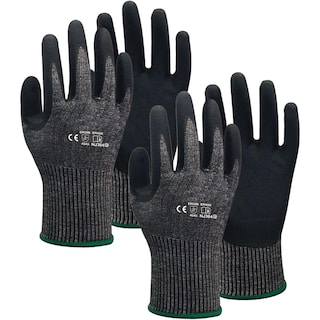 Foto 1 | Foto 1 | Guantes De Seguridad Suaves Ventdepot Mxgbc-002 2 Pares Negro