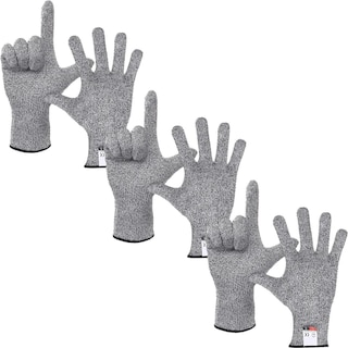 Foto 2 | Foto 2 | Protección De Guantes Para Casa Ventdepot Mxbgp-018 3 Pares Gris