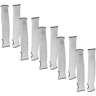 Foto 1 | Foto 1 | Mangas Anti Corté Acero Inoxidable Ventdepot Mxpsv-005 5 Pares Gris