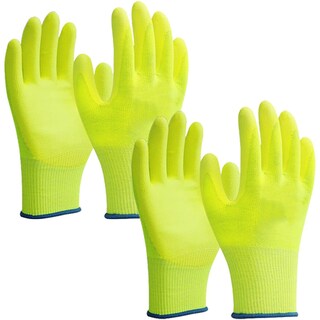 Foto 2 | Foto 2 | Par Guantes Anti Corté Trabajo Rudo Ventdepot Mxgsl-012 2 Pares Amarillo
