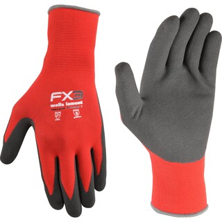 Foto 1 | Foto 1 | Guantes Wells Lamont Fx3 Con Revestimiento De Nitrilo, Agarre, Color Rojo, Tamaño Grande - Venta Internacional.