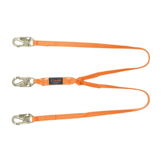 Foto 1 | Foto 1 | Línea de Vida Doble Brazo Truper CAB-5433-18-A color Naranja con Absorbedor de Impacto 1,8 m