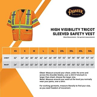 Foto 6 | Foto 6 | Chaleco De Seguridad Pioneer Hi Vis Con Mangas Para Hombre Y Mujer, Clase 3 - Venta Internacional.