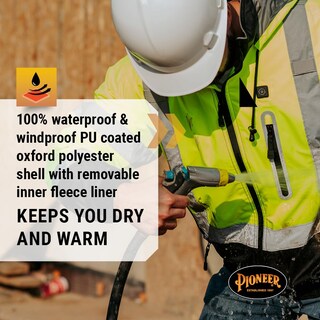 Foto 2 | Foto 2 | Chaqueta Bomber De Seguridad Pioneer Hi Vis Impermeable Para Hombre - Venta Internacional.